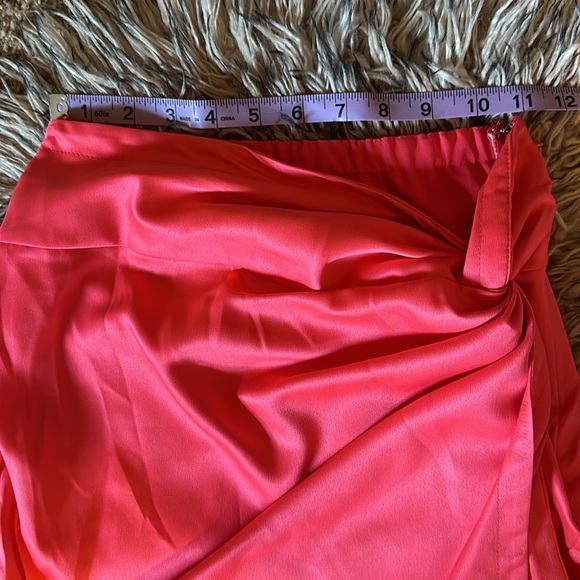 Line & Dot DELLA SKIRT - BRIGHT CORAL XS - Picture 7 of 12